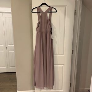 Lulus Air Of Romance Dress Size Medium in Taupe